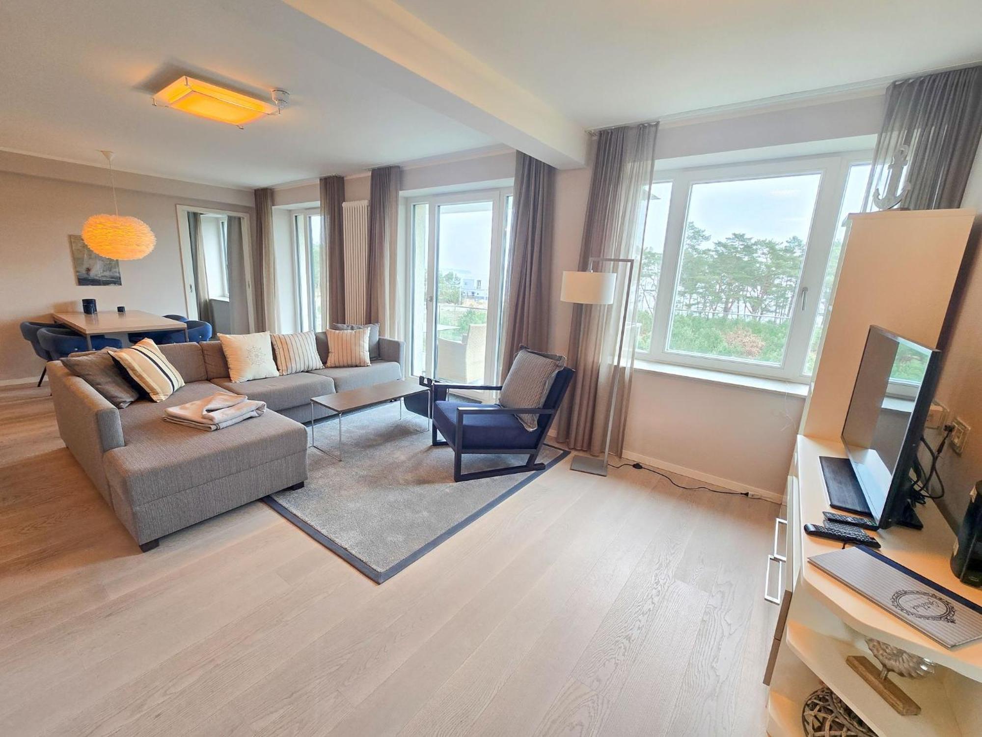 Duenenresidenz Prora - Ferienwohnung Mit Meerblick, 2 Schlafzimmern Und Balkon Np-304 Binz Luaran gambar